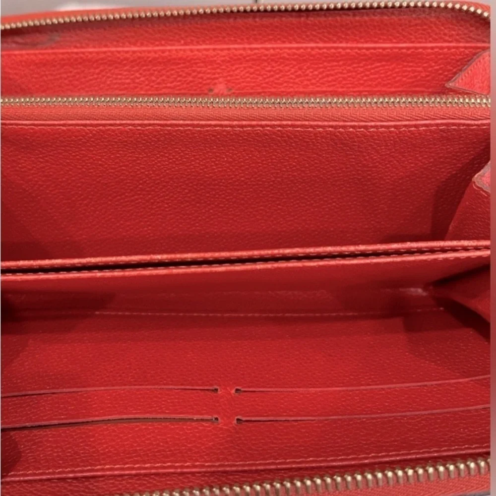 Louis Vuitton Monogram Empreinte Leather Zip Long Wallet